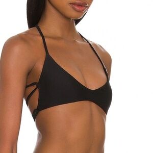 NWOT Lovers and Friends Evros Top in Black- Small